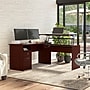 Bush Furniture Cabot 60"W 3 Position L Shaped Sit to Stand Desk, Harvest Cherry (CAB043HVC)~#|#~84F5BEBB-434D-4B64-963CFA455E3DEB65_sc7