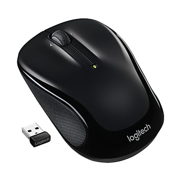 Logitech M325S Wireless Ambidextrous Optical USB Mouse, Black (910-006825)