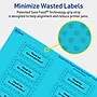 Avery Printable Rectangle Multipurpose Labels, 1" x 2-5/8", Bright Blue, 320/Pack (94201)~#|#~84F9BB5D-CE18-4A18-90AC90A5F6EBF4D3_sc7