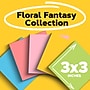 Post-it Notes, 3" x 3", Floral Fantasy Collection, 100 Sheet/Pad, 5 Pads/Pack (654-5UC)~#|#~84FE8136-37A9-4835-B1C8CC22677F6823_sc7