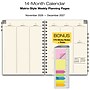2027 Excello Brands Essential 8.5" x 11" Monthly Planner, Paperboard Cover, Multicolored (NRY27-ESN811-F5)~#|#~84FFB6DA-C131-4339-BB94D6B1BEAE40DF_sc7