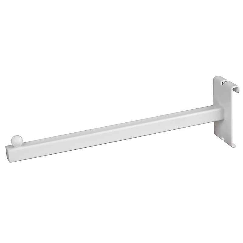 Nahanco Square Tubing Faceout for Gridwall and Grid Panel, 12", White (WTE11) image 1