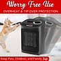 Brentwood 1500-Watt 5000 BTU Portable Ceramic Electric Heater and Fan, Black (H-C1603BK)~#|#~85006CFF-B48E-4EA1-86B7CE7091E6460C_sc7