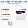 Avery Square Multipurpose Labels, 3" x 3", White, 60/Pack (19479370447)~#|#~85063F70-B97A-4A3C-A0234FC0363FC5DC_sc7