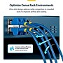 StarTech 0.5 ft. Ultra-Slim Cat6A Ethernet Cable, 34AWG, Blue (N6APATSTP34BLS-6IN)~#|#~85068A92-3C6C-43DC-AC6E96BF7D277C07_sc7