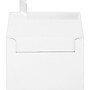JAM Paper A4 Self Seal Invitation Envelope 4 1/4" x 6 1/4", White, 50/Pack (4872-WPC-50)~#|#~85077591-2013-42A2-965D127F76290F83_sc7