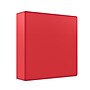 Staples 3" 3-Ring Non-View Binder, Red (ST26589-CC)~#|#~8507FCBA-388C-49DD-AD6AF644A6F4A4A1_sc7