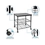 Mount-It! 3-Shelf Steel/Laminate Large Printer Cart with Wheels, Black (MI-7856)~#|#~850BD5A1-8D7E-4DA5-8620C42F85166280_sc7