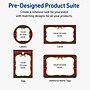 Avery Square Multipurpose Labels, 3" x 3", White, 60/Pack (19479370518)~#|#~8511A3C4-9BED-45FD-B6885C3FCF06E428_sc7