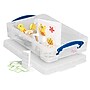 Really Useful Box 4.23 Quart Storage Box with Latching Lid, Plastic, Clear (4L CL)~#|#~8512A13D-74FF-4D3D-82F83B8741B2A85D_sc7