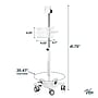 Viva Comfort Steel Welch Allyn 4400 Vital Signs Monitor Steel Mobile Stand with Storage Basket, White (ADIME911-01-MK)~#|#~8514101B-8FF7-4C68-9D51D44843BF5A80_sc7