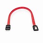 Rocstor Premium 1' SATA to SATA Data Cable, Male to Male, Red (Y10C856-RD)~#|#~85141892-D838-4F15-906ACA8092834DEC_sc7