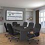 Regency Legacy 120"W x 47"D Racetrack Shaped Conference Table With Grommet, Ash Grey (LCTRT12047AG)~#|#~85149B24-9C57-43CD-9E56A70CC810F4DF_sc7