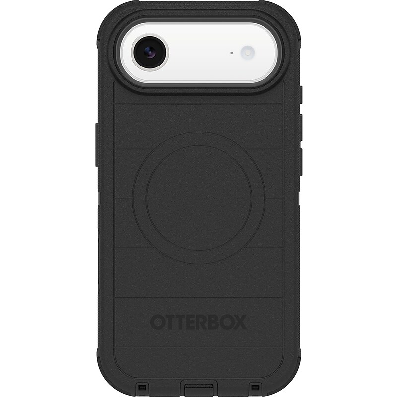 OtterBox Defender Series Pro MagSafe Phone Case for Apple iPhone Air, Shock Absorbing, Black (77-98413) image 1