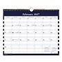 2027 Blueline Nautical 15" x 12" Monthly Wall Calendar, White/Navy (C171113-27)~#|#~8518B5CA-24AB-40D5-A4B7A83392C76BE9_sc7