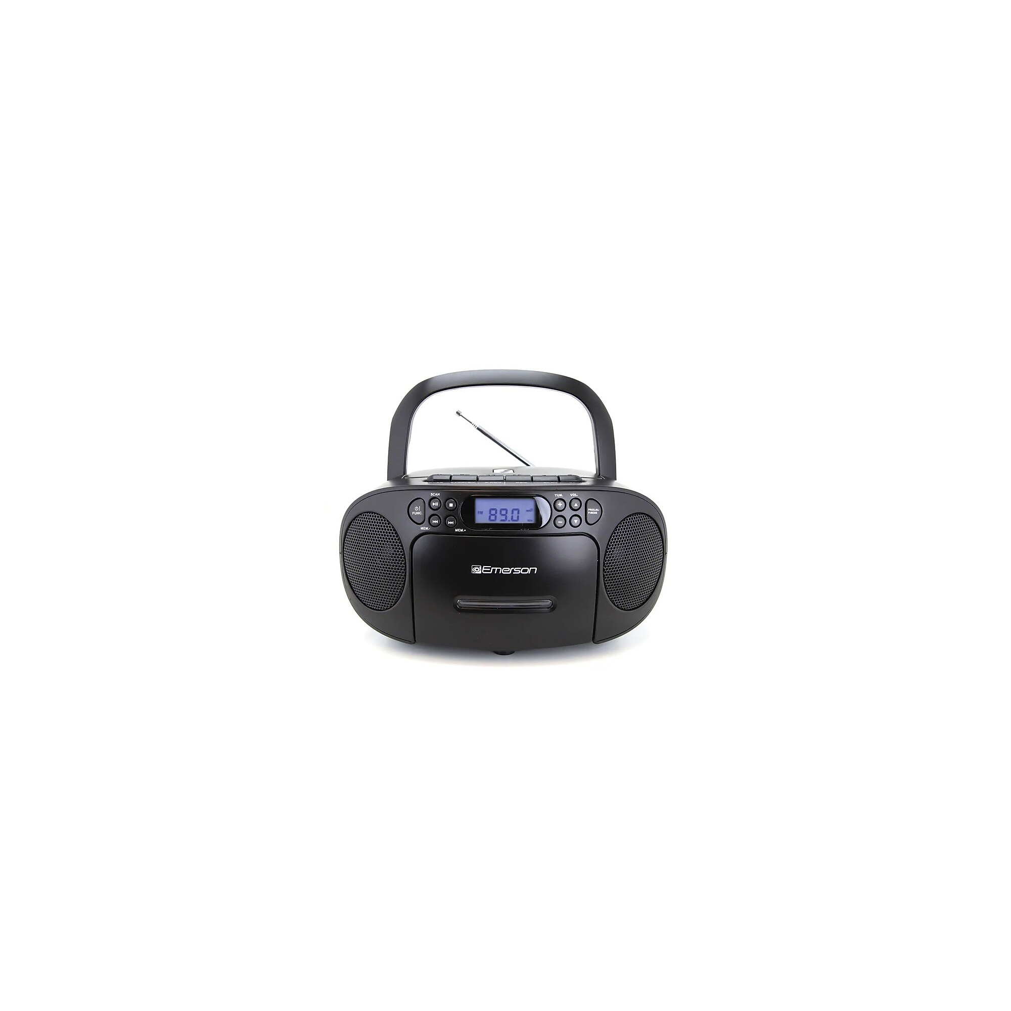 Emerson EPB-3003 Portable CD/Cassette Player Boombox, Black (EPB-3003 BLACK) Simolary simolary.com