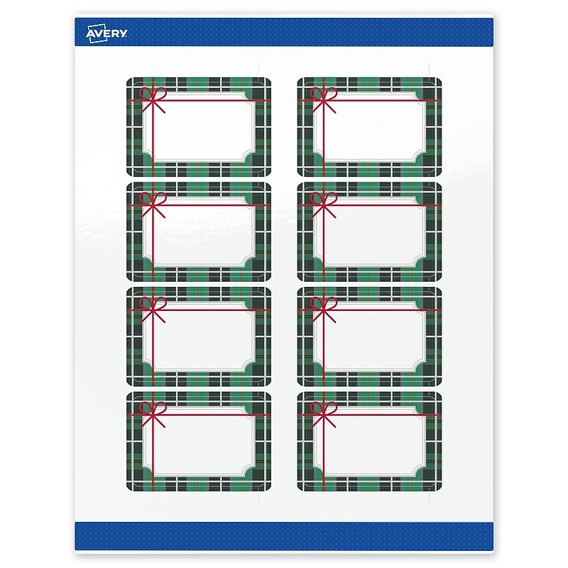 Avery Rectangle Multipurpose Labels, 2" x 3", White, 80/Pack (19479370408) image 1