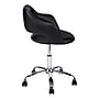 Monarch Specialties Inc. Armless Faux Leather Swivel Computer and Desk Chair, Black (I 7298)~#|#~852B7AD0-1B25-4D1E-B5769DA54A5A9710_sc7