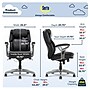 Serta AIR Bonded Leather Executive Chair, Black (CHR200100)~#|#~852BE15E-3414-4ED6-AE1DD69BD4E05015_sc7