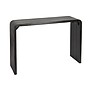 Storied Home Modern Waterfall Edge Mango Wood Console Table, Black (EC1717)~#|#~852F495C-CC9B-4F48-B8676D70B39312A0_sc7
