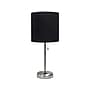 Creekwood Home Oslo Incandescent Table Lamp, Brushed Steel/Blue (CWT-2009-BK)~#|#~85345E7F-4780-4A6D-ABDE81965000822D_sc7