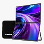 Luxor SideTrak SoloBook 15.6" 60 Hz Stacked Dual Portable LCD Monitor, Black (STFRHDBK15BL)~#|#~85348219-1AFA-4C0B-AD89EECD1FAF39B8_sc7