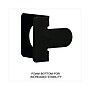 Universal Jumbo Deluxe Steel Book Ends, 9"H, Black (UNV54095)~#|#~8536098E-3D52-4FFE-8B4D334F03FA297B_sc7