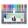 Staedtler Triplus Felt Pens, Super Fine Point, Assorted Ink, 20 Pens/Pack (334 SB20)~#|#~853A63F6-4BFF-4276-82AFC17D8A4A4676_sc7