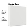 Staples 3" 3-Ring View Binder, White (ST23743-CC)~#|#~853A9B3B-BED0-4F57-9A5D2EF04D5F4D3B_sc7