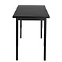 National Public Seating SLT Series 24"W x 60"D Height Adjustable Utility Table, Black (SLT3-2460C)~#|#~853B1C0A-68A0-4D2D-AEE2A2DC529410B5_sc7