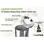 Alpine Industries Stainless Steel Trash Can, 27 Gallon, Silver, 2/Pack (ALP475-27-2PK)~#|#~85402856-E8AE-4702-9A6E3ECE996BA068_sc7