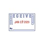 2000 Plus Dater, RECEIVED, Blue and Red Ink (032880)~#|#~85448792-46B7-4887-8B3727237A2C6170_sc7