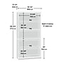Sauder Select 70"H 5-Shelf Bookcase, Jamocha Wood (410375)~#|#~85448E9C-6D5E-4D22-84538D6F0AACF8EF_sc7