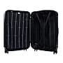 TUCCI LUSTRIA 3-Piece Hardside Luggage Set with Spinner Wheels, Black Geometric (T0809-03PC-BLK)~#|#~854DCFDE-0BB1-48F1-95A7E0D4DE88CD5D_sc7