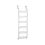 Household Essentials 6-Shelf Plastic Over-the-Door Storage Rack, 18", White (2154-1)~#|#~854F323B-8E22-459F-94BC4F28E75D8C97_sc7