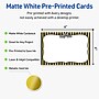 Avery Rectangle Matte Blank Card, White, 20/Pack (19479370939)~#|#~854F85E1-A489-4E8A-8E118C5F8D2752BE_sc7