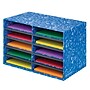 Bankers Box Classroom Collection 10-Compartment Mail Sorters, 19.5" x 12.375", Blue (3384201)~#|#~85519B1C-1706-4C87-998F5AB35886EA64_sc7