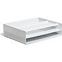 U Brands The Perforated Collection Metal Front Loading Letter Tray, Letter Size, White (5718U01-06)~#|#~8551BC09-6893-453E-A2278BD6F1B81E30_sc7