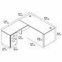 Bush Business Furniture Westfield 66"W L Shaped Desk with Return and File Cabinet, Hansen Cherry/Graphite Gray (SRC083HCSU)~#|#~855B8509-F7CD-4A7B-A39057B50082F085_sc7