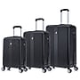 TUCCI LUSTRIA 3-Piece Hardside Luggage Set with Spinner Wheels, Black Geometric (T0809-03PC-BLK)~#|#~85607AA9-FB3C-40C3-B868EB3D21996E43_sc7
