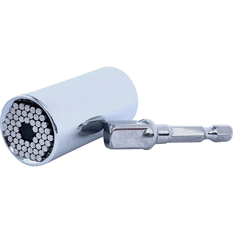 Apollo Tools Universal Socket Tool and Power Drill Adapter, Silver (DT5022) image 1