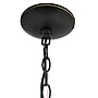 Lalia Home 3-Light 18" Adjustable Globe Hanging Metal and Clear Glass Ceiling LED Pendant, Restoration Bronze (LHP-3010-RZ)~#|#~856A0DB8-58EA-413B-81F54562D3CF7B0E_sc7