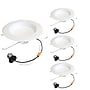 Bulbrite 14W Adjustable 5/6" Integrated LED Recessed Downlight with E26 Quick Connect, 2700K Warm White, 1100 Lumens, 4/Pack~#|#~856B026D-9588-4400-A187DFAA2818F845_sc7