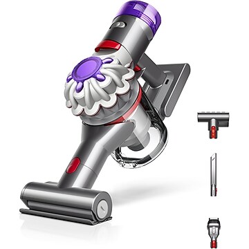 Dyson V8 Cordless Vacuum, Bagless, Silver/Nickel (400473-01) | Staples