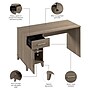 Bush Furniture Somerset 54"W Office Desk with Drawer and Storage Cabinet, Ash Gray (WC81654)~#|#~8571F40C-108B-43AB-AB9822276E934BDD_sc7
