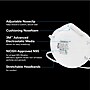 3M Disposable Particulate Respirator, N95, 20/Pack (8200)~#|#~sp47852416_sc7