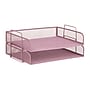 Staples Metal Mesh Side Loading Stackable Letter Tray, Letter Size, Dusty Pink, 2/Pack (ST63838)~#|#~857CFE22-10B8-4267-B86FBE40F98A7A5A_sc7