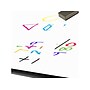 Correll 72"W x 24"D Foldable Training Room Table, Dry-Erase Markerboard, Frosty White/Black (ST2472DE-80)~#|#~8582A5B7-75FD-471D-A0FB5CABC98A7705_sc7