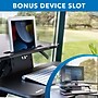 Mount-It! 25"W Manual Adjustable Standing Desk Converter, Black (MI-7957)~#|#~858364D7-3486-4AAA-B72E1F7A5252174C_sc7