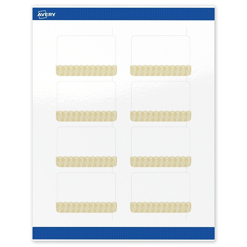Avery Laser/Inkjet Rectangle Multipurpose Labels, 2" x 3", White, 80/Pack (S00-EWV) image 1